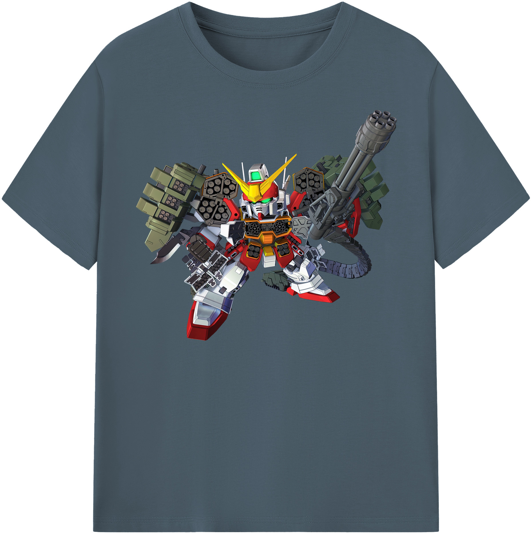 （画像用） 機動戦士ガンダム Mobile Suit Gundam 綿100％半袖Tシャツ（フロントプリント）